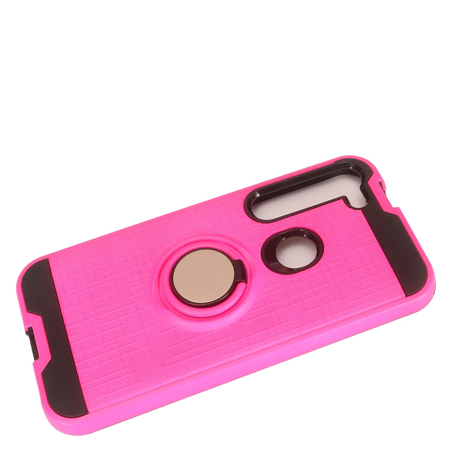 Motorola Moto G Stylus XT2043 & Moto G Power XT2041 (2020) Hybrid Phone Case with Ring Stand - RS2 Hot Pink - Protective Cover for Everyday Use, Work & Travel