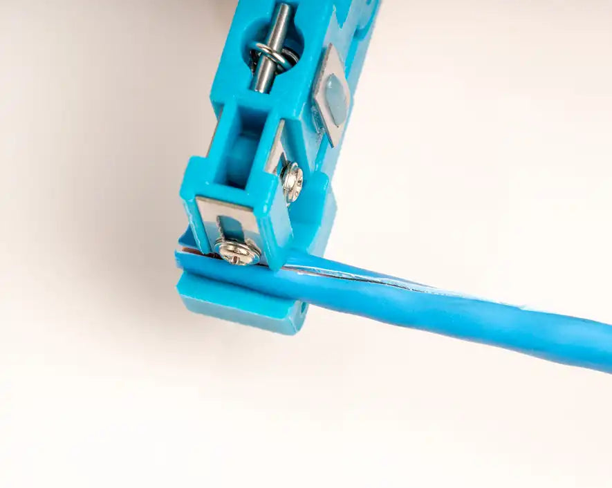 Compact Fiber Slitter and Ring Tool for 0-0.250 OD - Precision Fiber Optic Cable Cutting & Stripping Tool - Ideal for Network Installations & Telecom Repairs