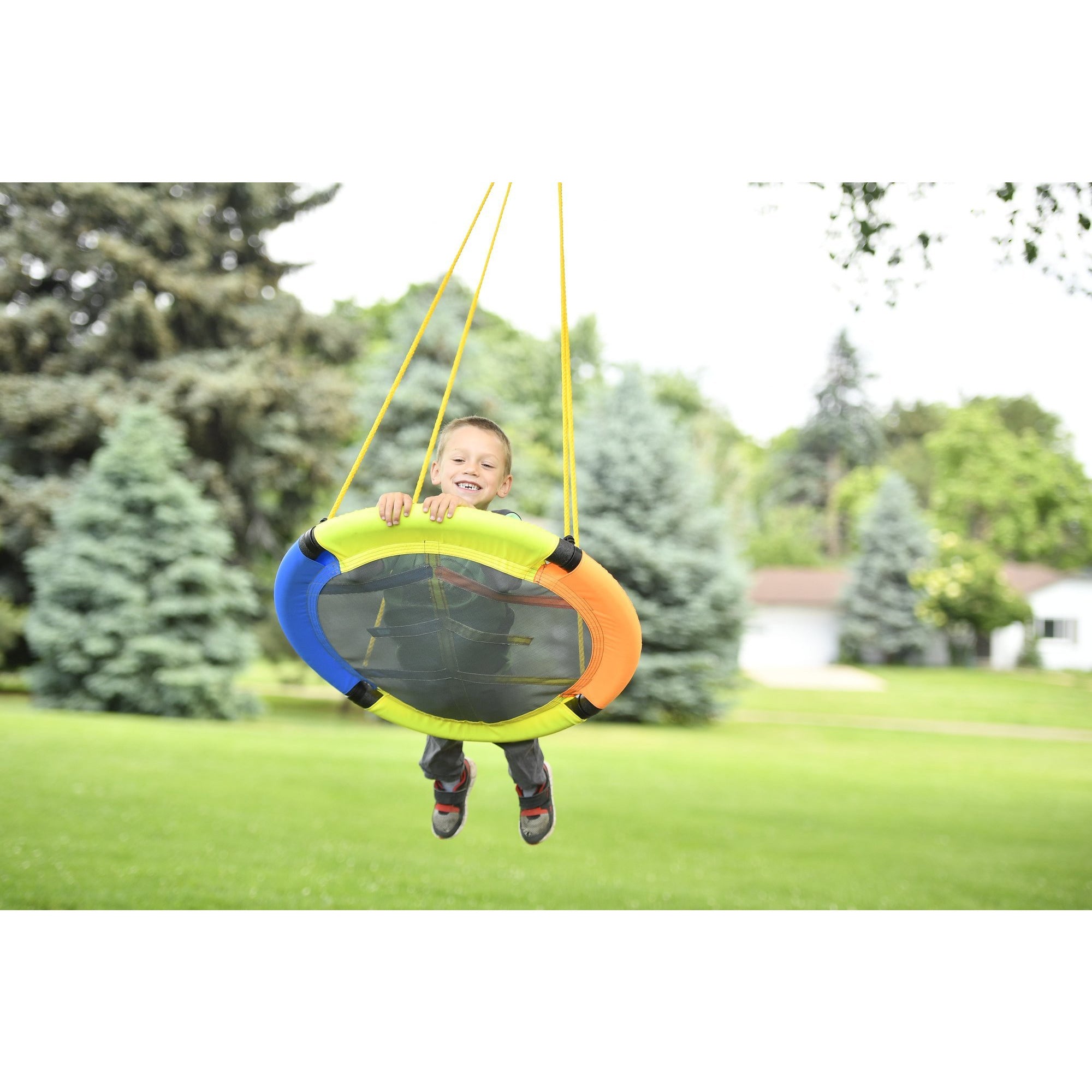 30FT Adventure Sky Swing - Outdoor Tree Swing for Kids & Adults - Heavy Duty Rope Swing for Backyard, Park, or Camping Fun