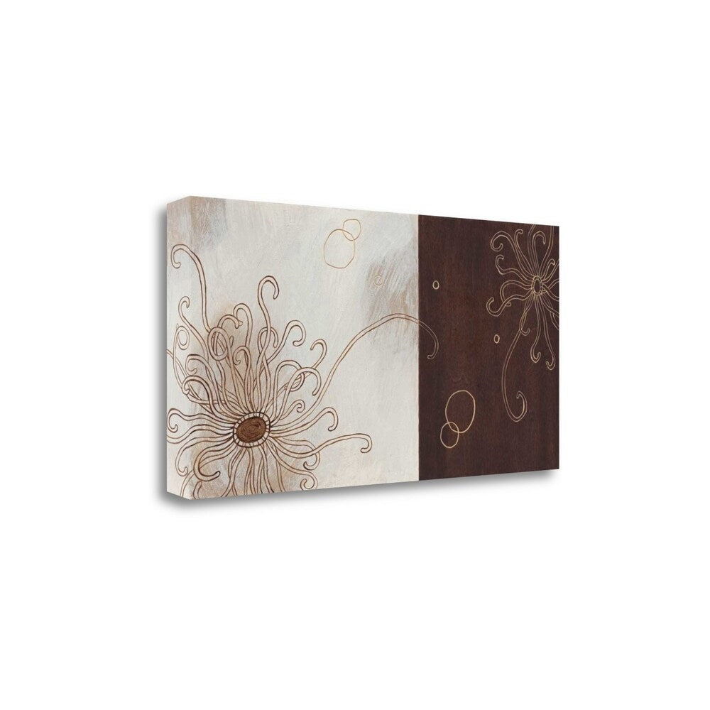 Balancing Blossoms II By Arleigh Wood - Premium Giclee Print on Gallery Wrap Canvas - Floral Wall Art for Living Room, Bedroom & Office Decor