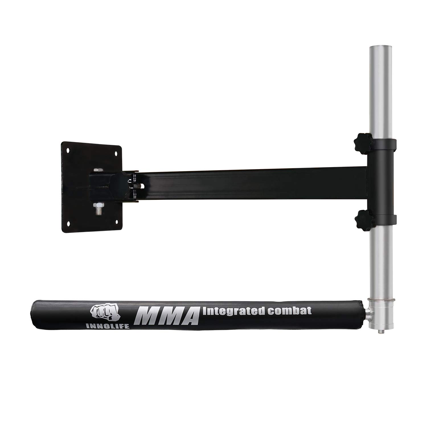 InnoLife Wall Mount MMA Boxing Speed Trainer Punching Spinning Bar - Improve Reflexes & Hand-Eye Coordination for Home Gym & Martial Arts Training