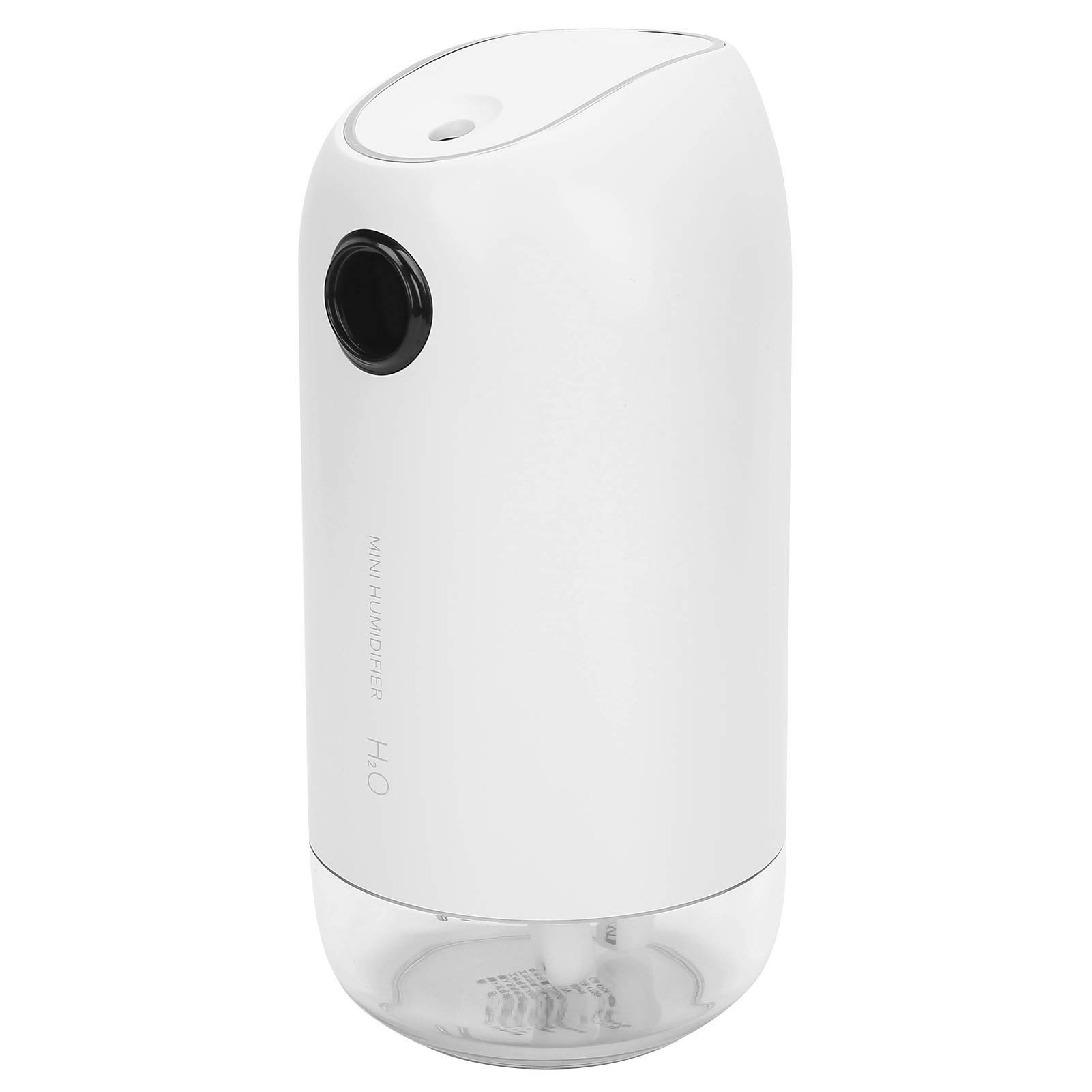 03 Mini Humidifier 500ml Portable USB Air Humidifier for Home, Office, Car & Travel - Compact Anti-Dryness Humidifying Device for Better Air Quality (White) - Perfect for Bedrooms, Nurseries, and Workspaces