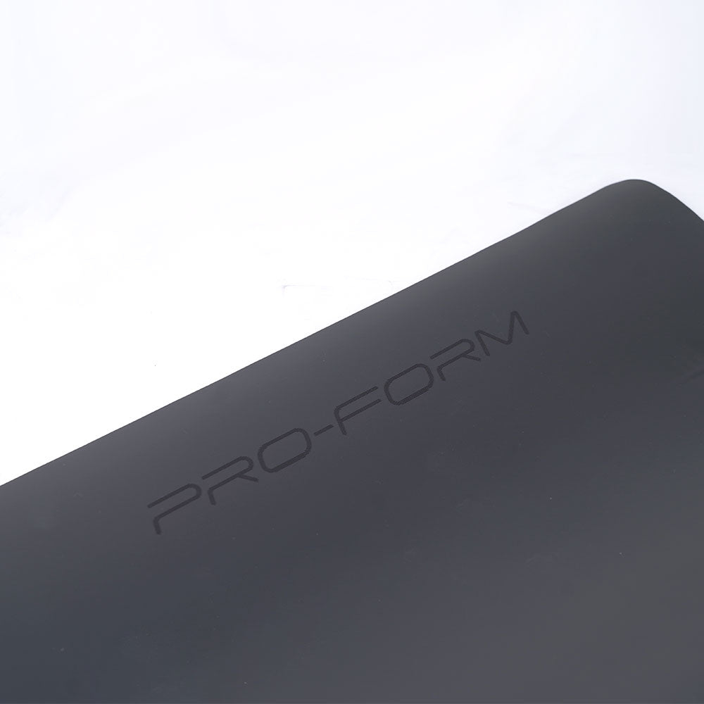 ProForm 5.5mm Reversible Non-Slip Yoga Mat for Home & Studio Workouts - Black - Perfect for Yoga, Pilates, and Fitness Training