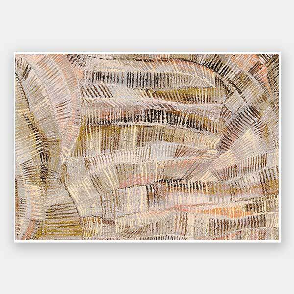 Dhala Bu Nya Neutral Abstract Art Print - Unframed Wall Decor for Living Room, Bedroom & Office | Modern Home Decoration
