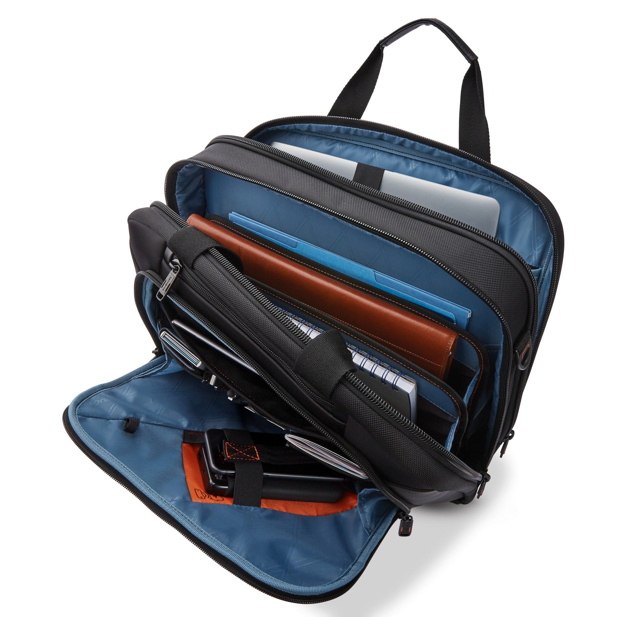 Samsonite Pro Double Compartment Business Briefcase - Professional Laptop Bag for Work & Travel | Perfect for Office, Business Trips & Daily Commute
