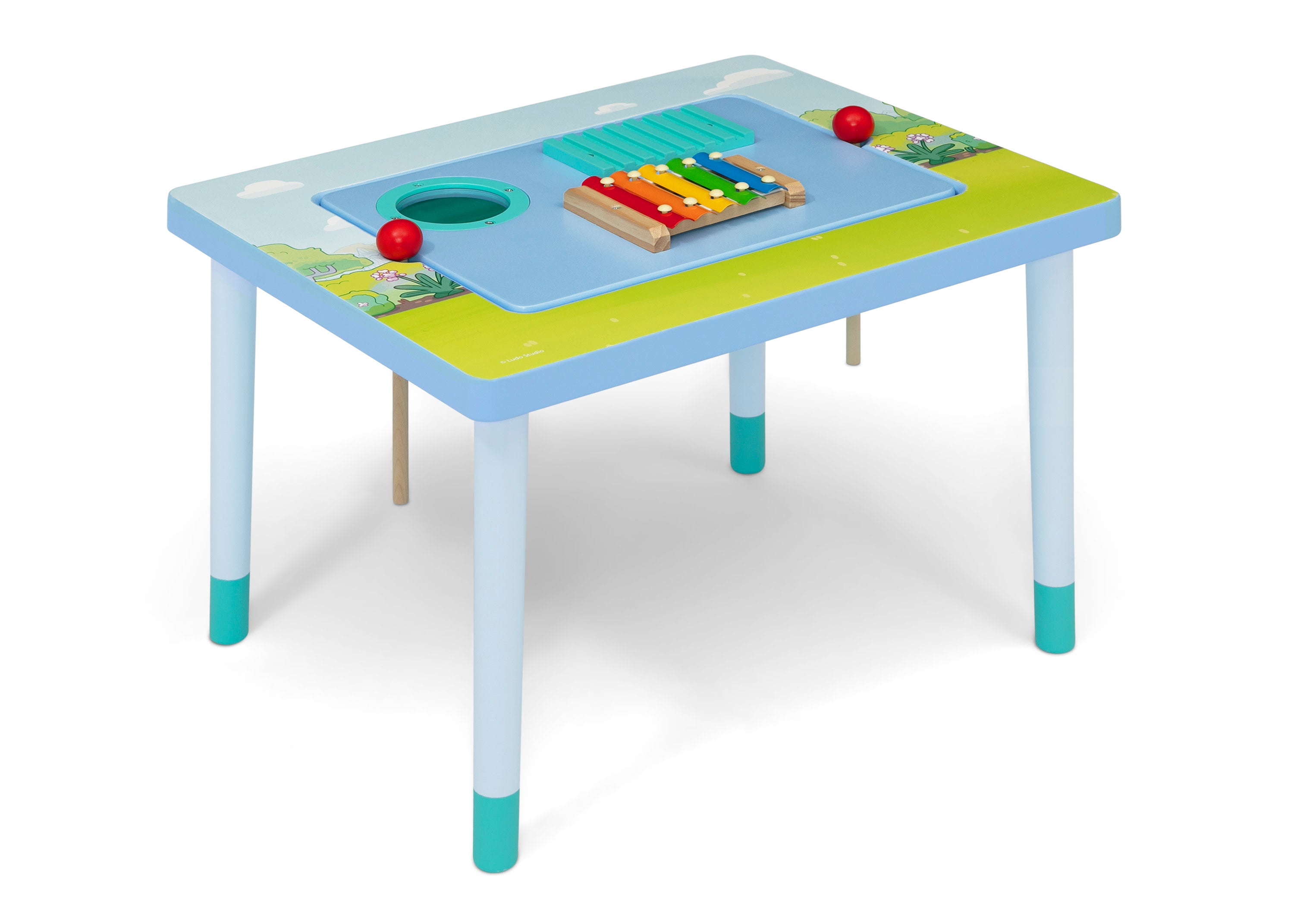 Bluey Compact Play & Learn Sensory Table for Kids - Interactive Learning Toy for Toddlers & Preschoolers - Perfect for Indoor & Outdoor Playtime, Sensory Development & Early Education Activities