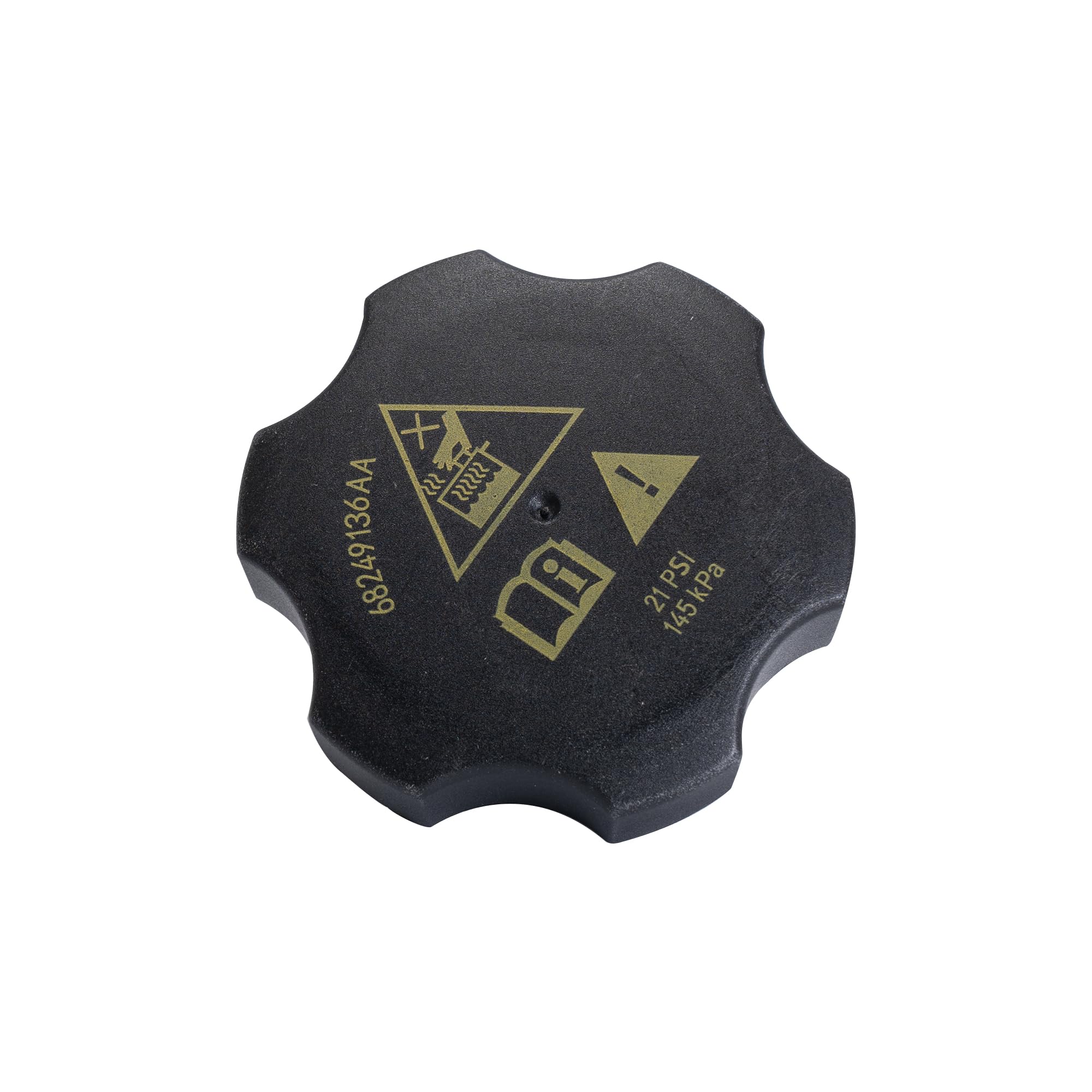 Rldym Engine Coolant Reservoir Recovery Cap 68249136AA Compatible with Jeep Grand Cherokee & Chrysler 68442532AA 68096261AA - Perfect for Cooling System Maintenance & Repair