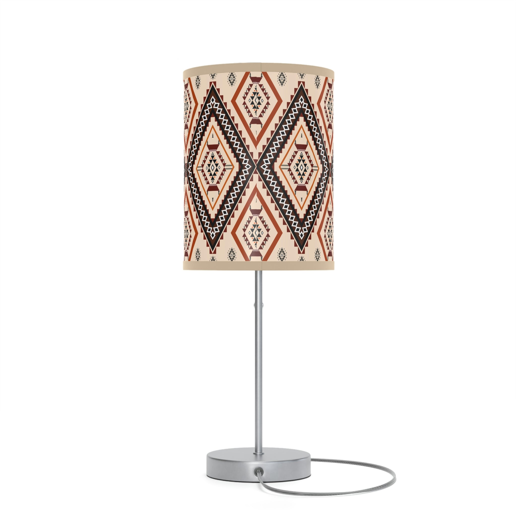 Southwestern Style Table Lamp for Bedroom & Living Room - Adjustable Reading Light with US/CA Plug - Perfect for Nightstands, Sofa Side Tables and Home Office Desks