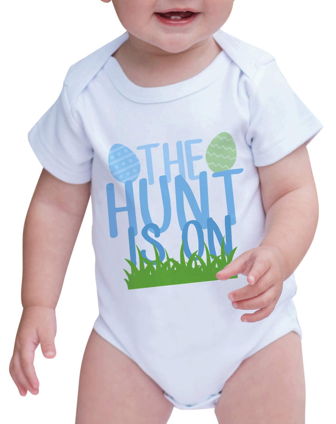 Custom Easter Egg Hunt Baby Romper - Unisex Novelty One-Piece for Easter Party & Spring Celebrations - Perfect for Easter Egg Hunts, Baby Showers & Family Photos