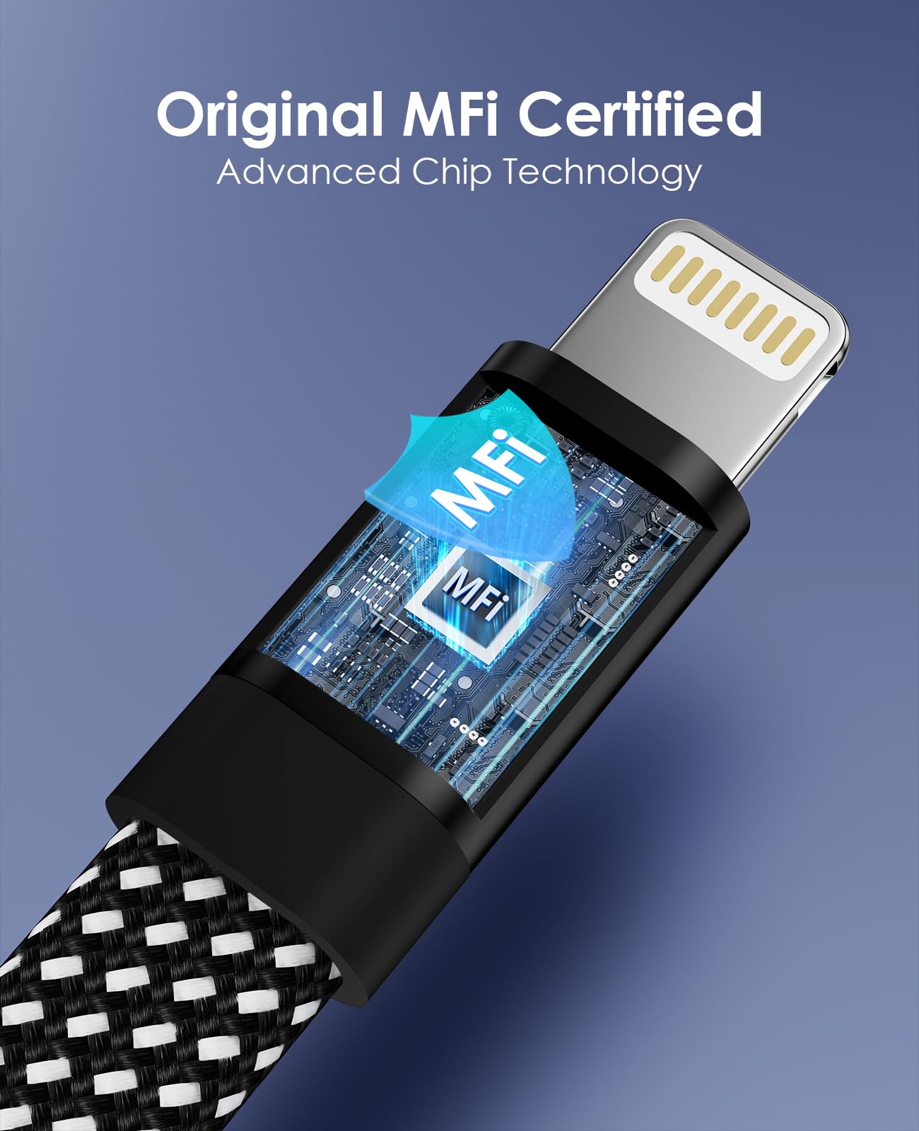 Magtame MFi Certified Magnetic USB C to Lightning Cable - 3.3ft Coiled Braided Fast Charging Cable for iPhone 14/13/12/11/8/SE - Durable Flat Design for Home, Office & Travel Charging