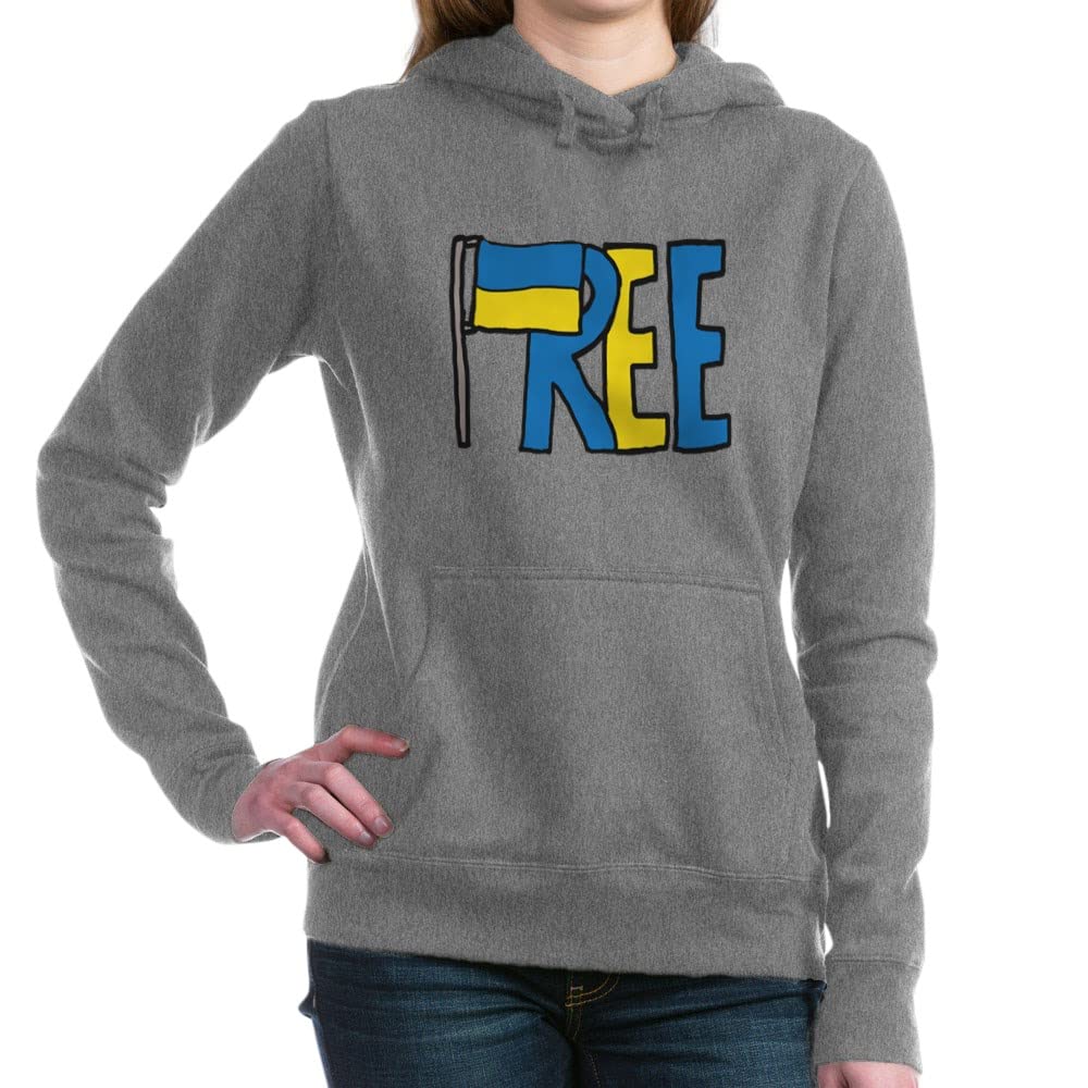 Free Ukraine Women's Hoodie - Comfortable & Stylish Pullover Sweatshirt for Support & Solidarity | Perfect for Casual Wear, Protests & Fundraising Events