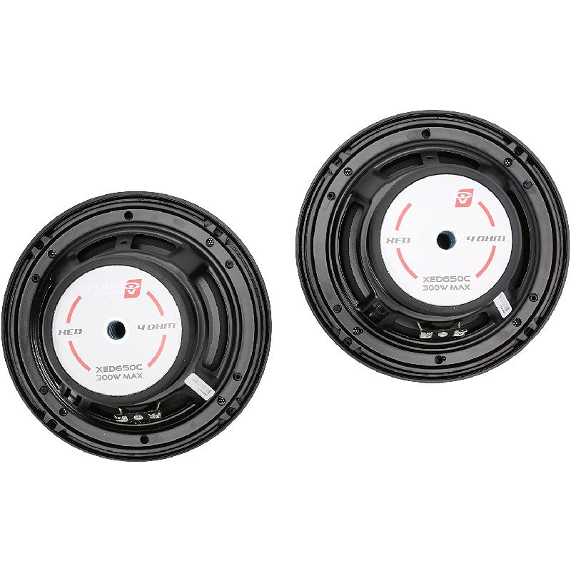 Cerwin Vega XED650C 300W 6.5 Inch 2-Way Car Audio Component Speaker System - Open Box | Premium Sound for Cars, Trucks & SUVs | Perfect for Bass Lovers & Road Trips