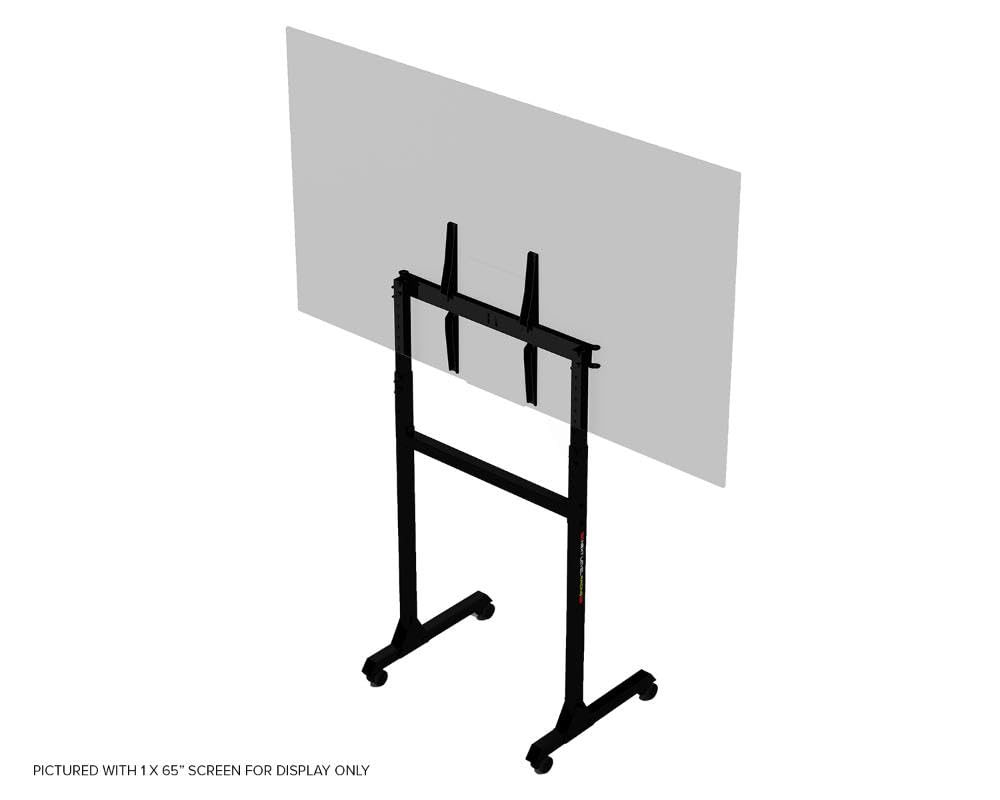 Next Level Racing Free Standing Single Monitor Stand (NLR-A011) - Adjustable Height for Gaming & Work Setup - Perfect for PC, Console & Sim Racing