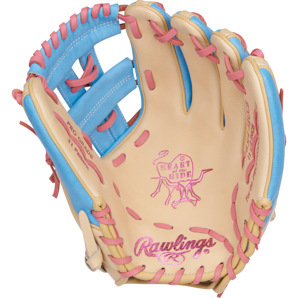 Rawlings Heart of the Hide 11.5 Inch Baseball Glove - PROR314 32CCB | Premium Leather Mitt for Baseball Players & Coaches | Perfect for Training, Games & Fielding Practice