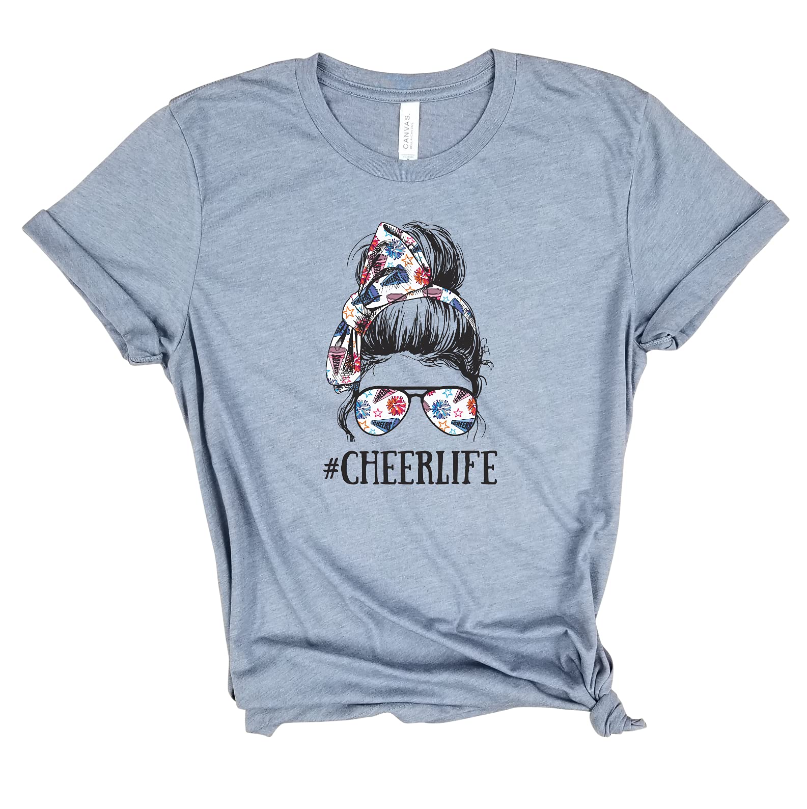 Cheer Life - Custom Cheerleading T-Shirts for Moms & Coaches | Cheerleader Love & Life Apparel | Perfect for Games, Competitions & Team Spirit