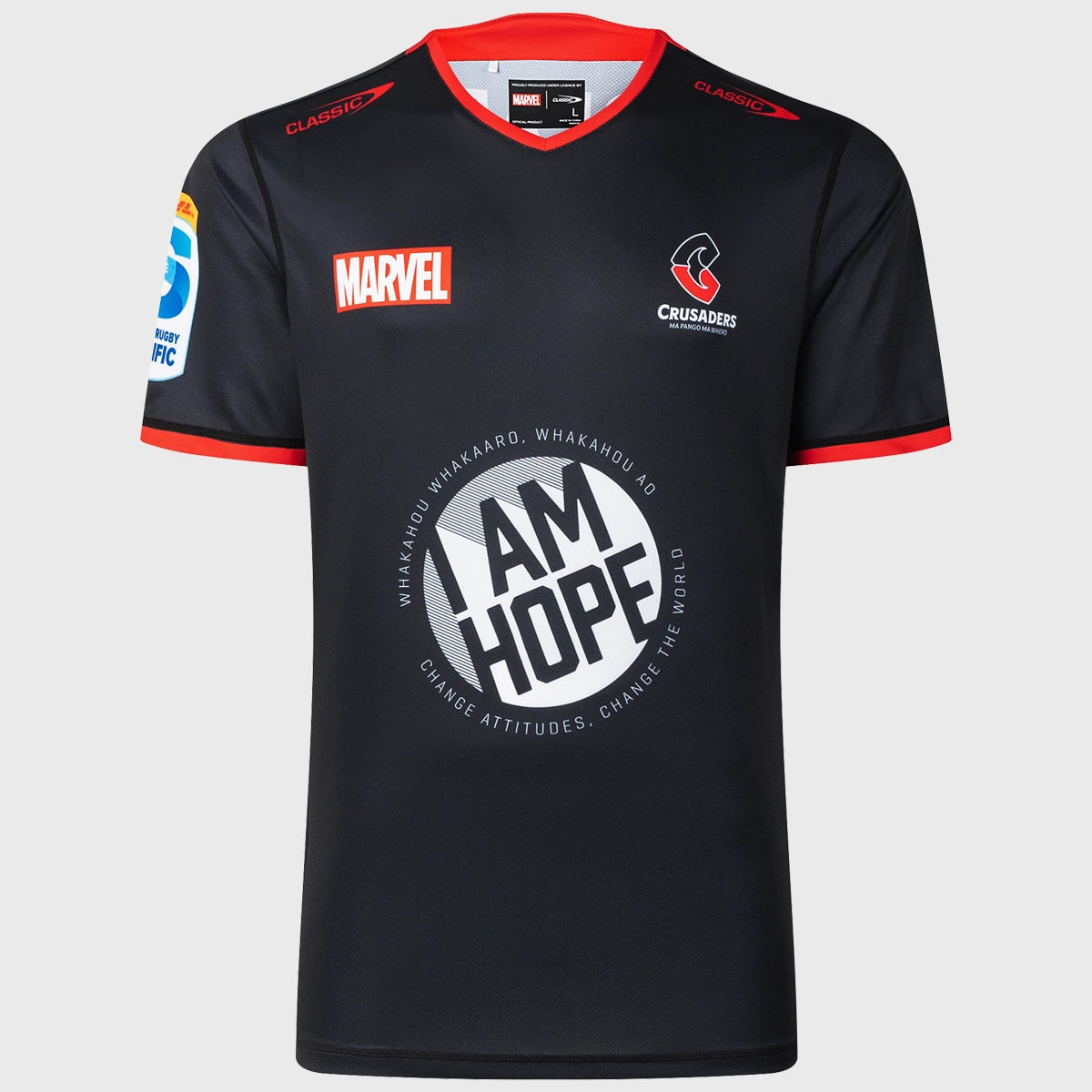 Iron Man Classic Crusaders Men's Warm Up T-Shirt - Superhero Graphic Tee for Casual Wear, Gym & Workout