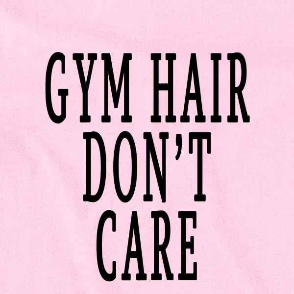 Funny Gym Workout T-Shirt for Kids & Toddlers - 'Hair Don't Care' Slogan Tee for Boys & Girls - Perfect for Fitness, Sports & Playtime