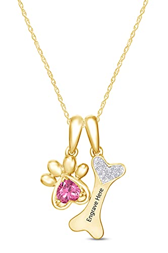Yellow Gold Over : Simulated Tourmaline