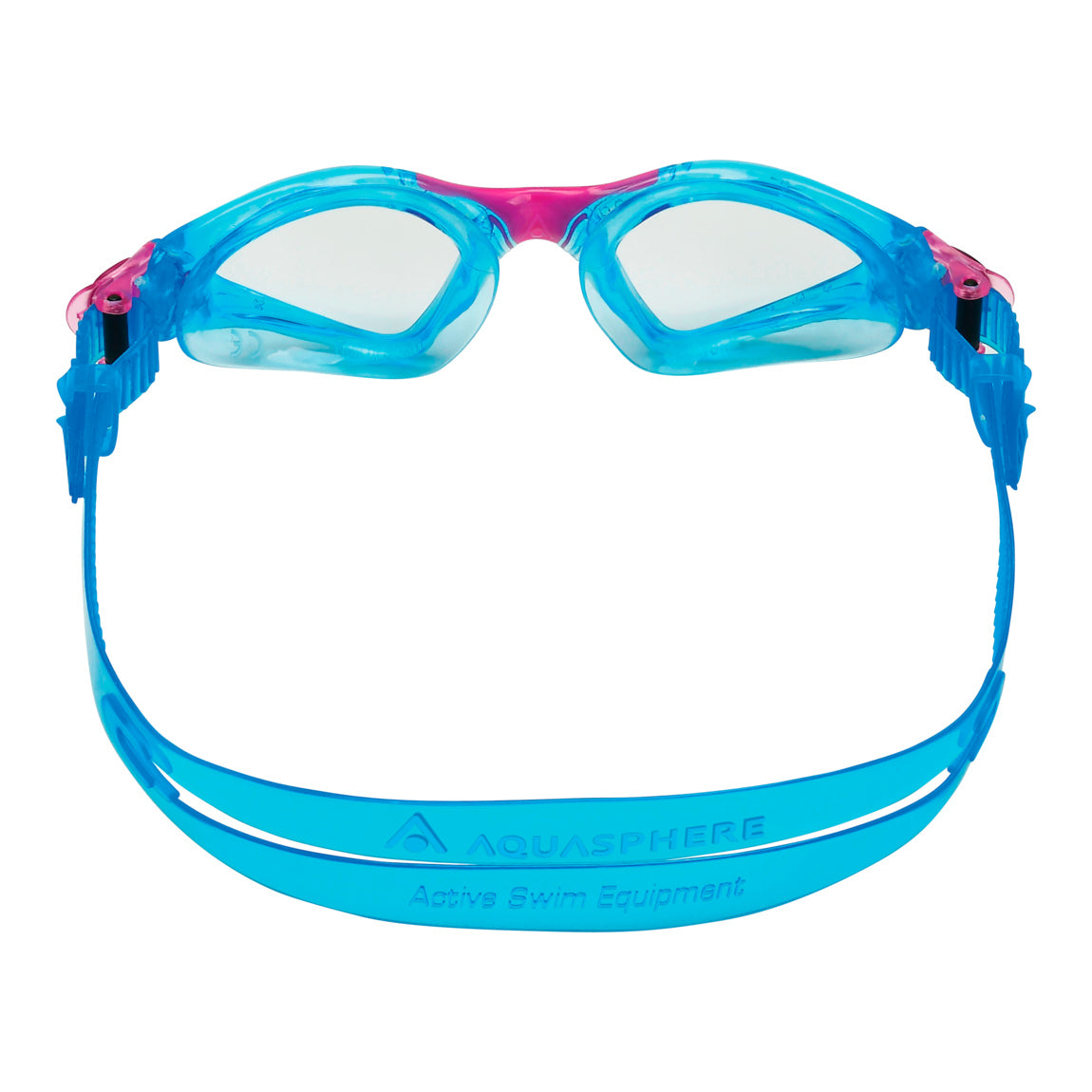 Aqua Sphere Kayenne JR.A Swim Goggles for Kids - Aqua/Pink with Clear Lens - Comfortable & Anti-Fog Swimming Goggles for Pool, Beach & Water Sports (Model: EP3014302LC)