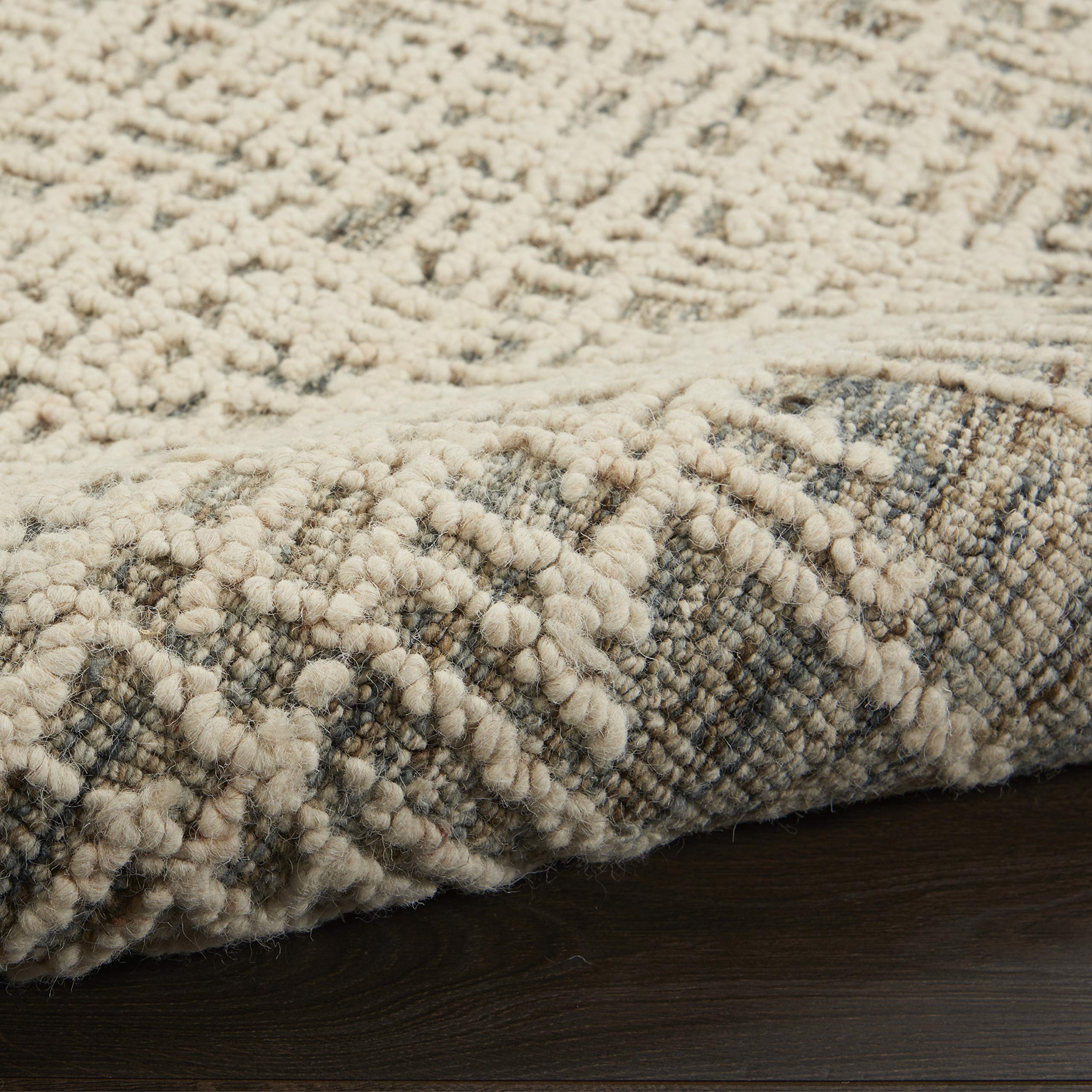Nourison Vail Rustic Ivory/Multi 3'9