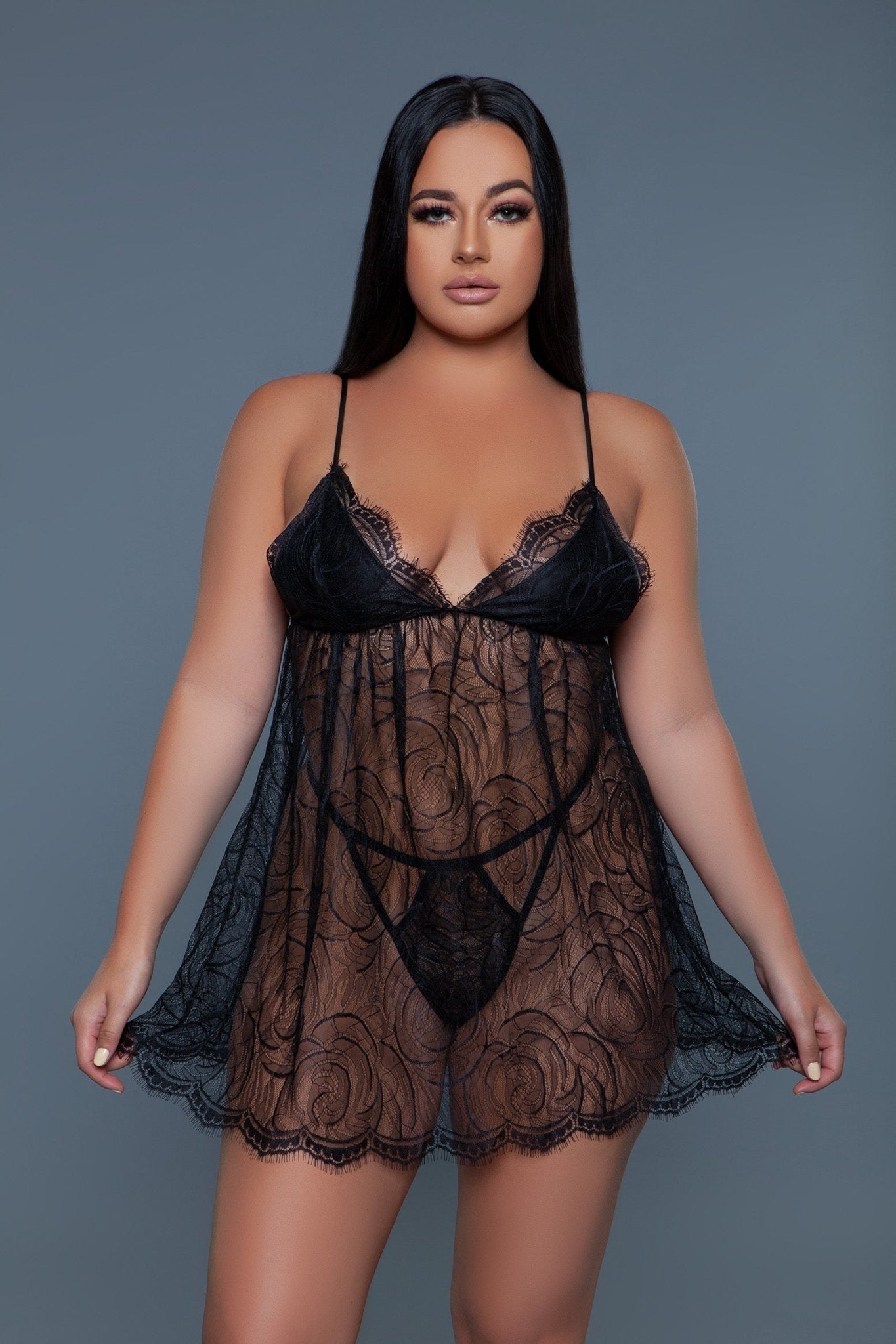 BeWicked Women's Daisy 2 Piece Lingerie Set - Sexy Lace Bra & Panty Set for Valentine's Day, Anniversary or Romantic Nights