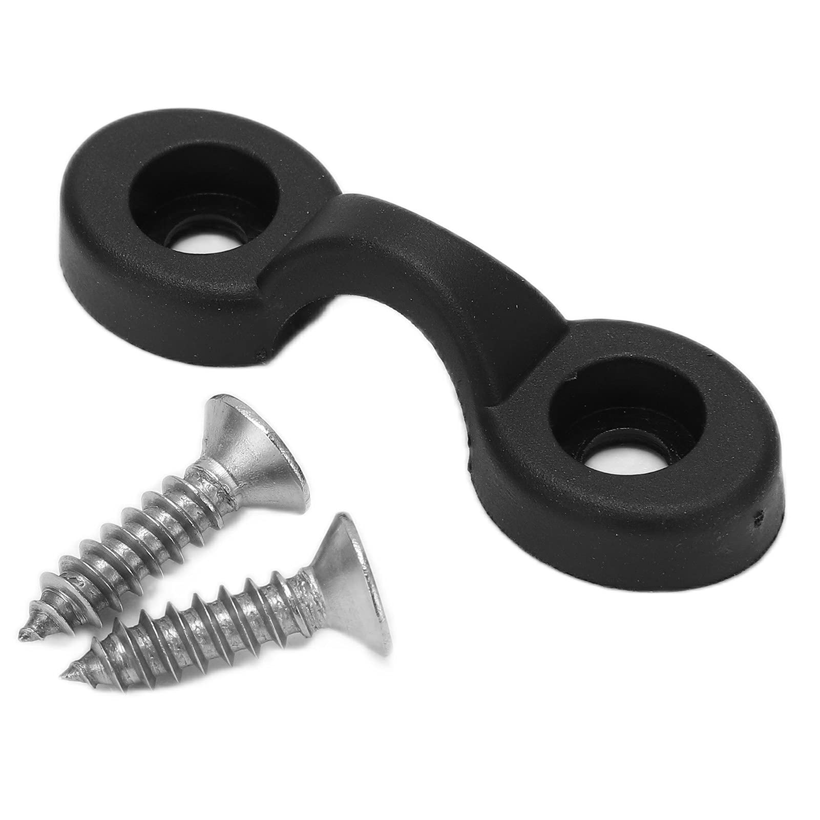 Durable Nylon C-Type Deck Rope Buckle with Screws - Heavy Duty Kayak Handle for Outdoor Gear, Luggage, Tents & Furniture - Perfect for Marine, Camping & Home Organization