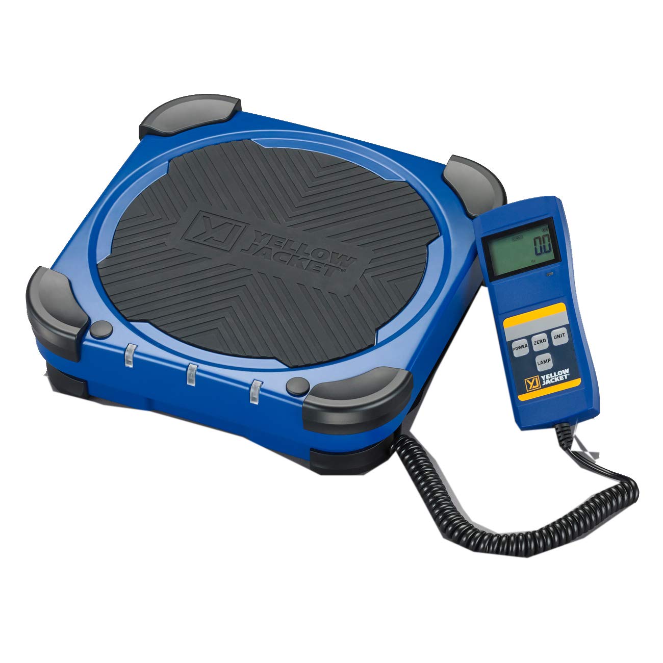 Yellow Jacket 68862 220 lb. Digital Refrigerant Charging Scale with Carrying Bag - Perfect for HVAC Technicians & AC Repair Professionals