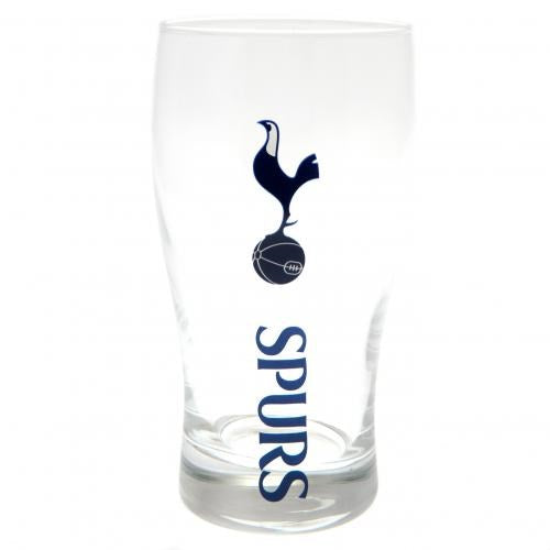 Tottenham Hotspur FC Official Tulip Pint Glass - 16oz Premium Beer Glass for Fans - Perfect for Game Day, Home Bar & Football Party Gifts