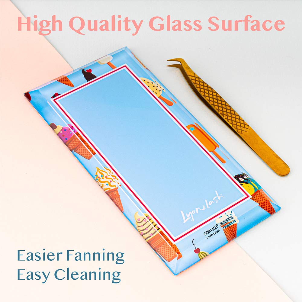 Premium Eyelash Extension Tray & Adhesive Holder with Silk Pouch - 3.2