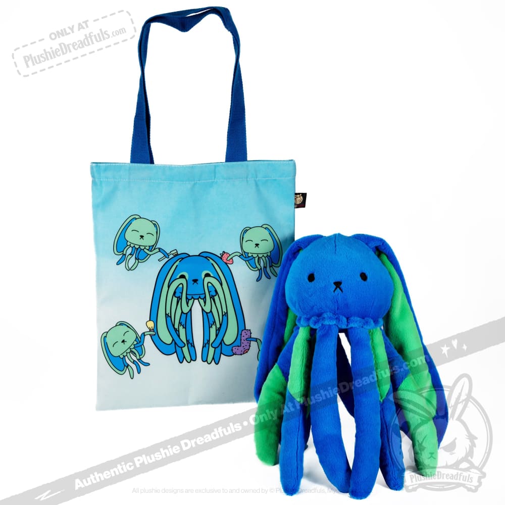 Plushie Dreadfuls Sensory Processing Disorder Jellyfish Rabbit Stuffed Animal - Soft Anxiety Relief Toy for Kids & Adults, Perfect for Therapy, Calming Sensory Needs and Emotional Support