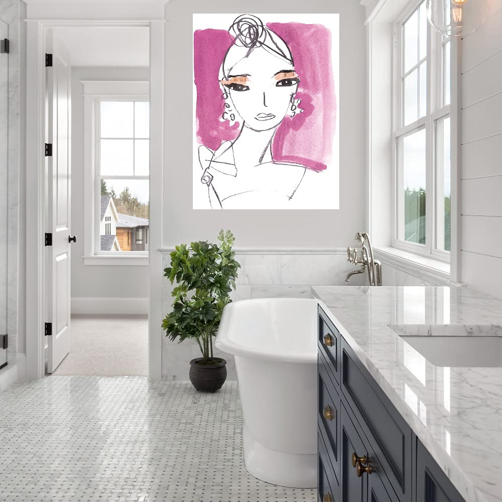Katrien Soeffers Fine Art Canvas Wall Decor - 24x32 Inch Ready to Hang Painting for Living Room, Bedroom, Office & More - Modern Abstract Artwork for Home & Commercial Spaces