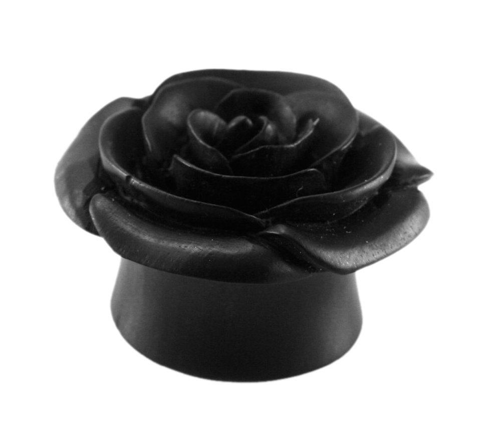 Premium Rosebud Smooth WildKlass Plugs (Pair) - Comfortable & Stylish Ear Stretchers for Body Jewelry & Piercing Lovers - Perfect for Daily Wear, Parties & Special Occasions