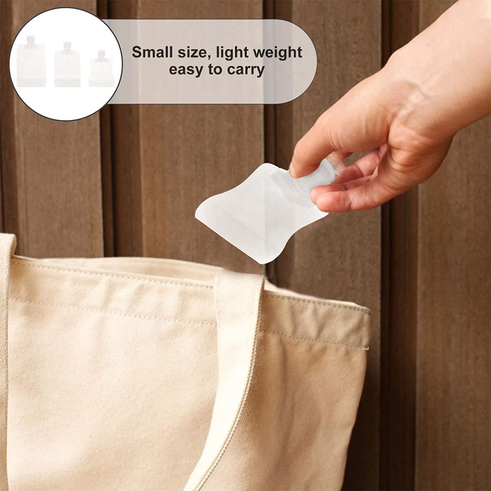 12pcs Clear Travel Toiletry Bag for Lotion, Cosmetic & Shampoo - Leakproof Makeup Organizer for Airplane, Gym & Vacation - Portable Shower Gel & Face Cream Storage Bags (Clamshell Design)