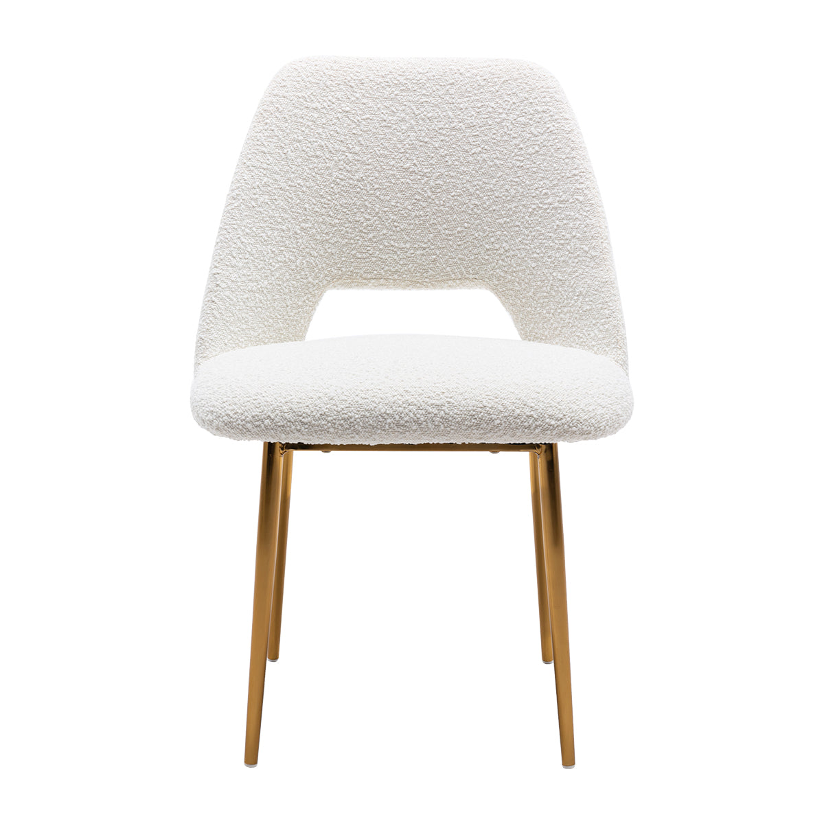 Belmont Boucle Dining Chair - Modern Upholstered Accent Chair for Kitchen, Dining Room & Office - Comfortable & Stylish Seating Solution