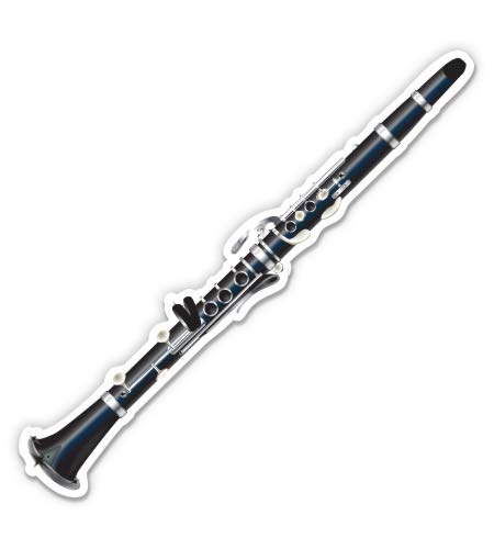 Premium Clarinet Vinyl Sticker - 12