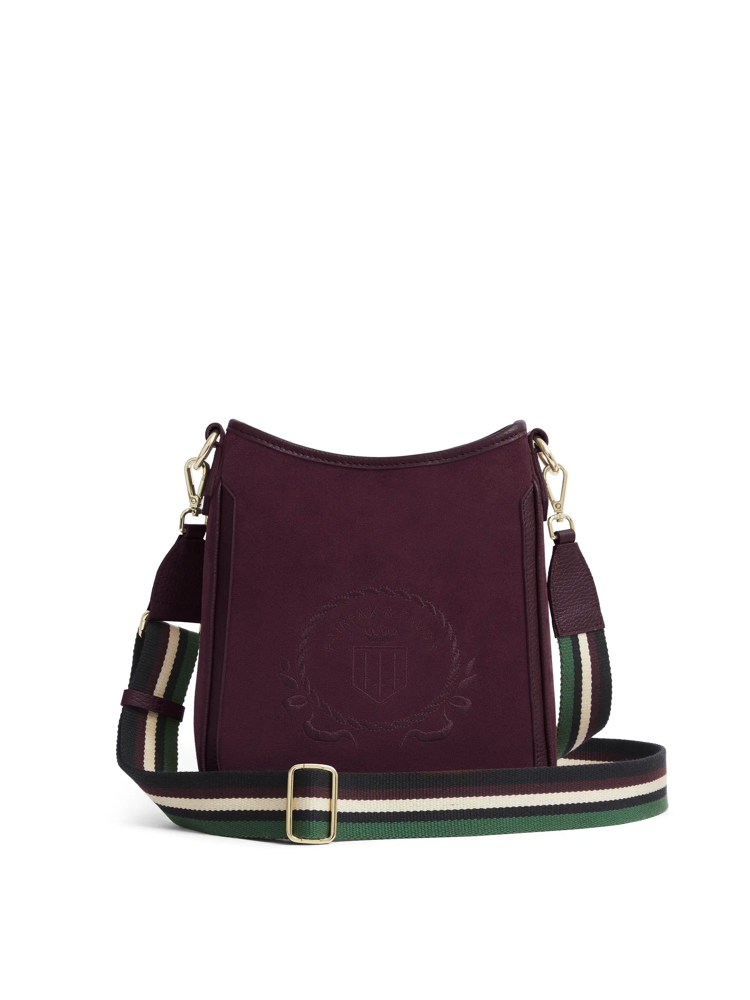 Richmond Vintage Leather Messenger Bag for Men & Women - Limited Edition Plum Color - Perfect for Work, Travel & College Commute