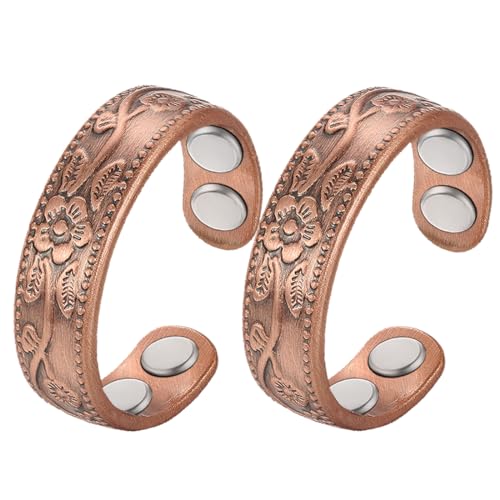 2PCS Copper Flower