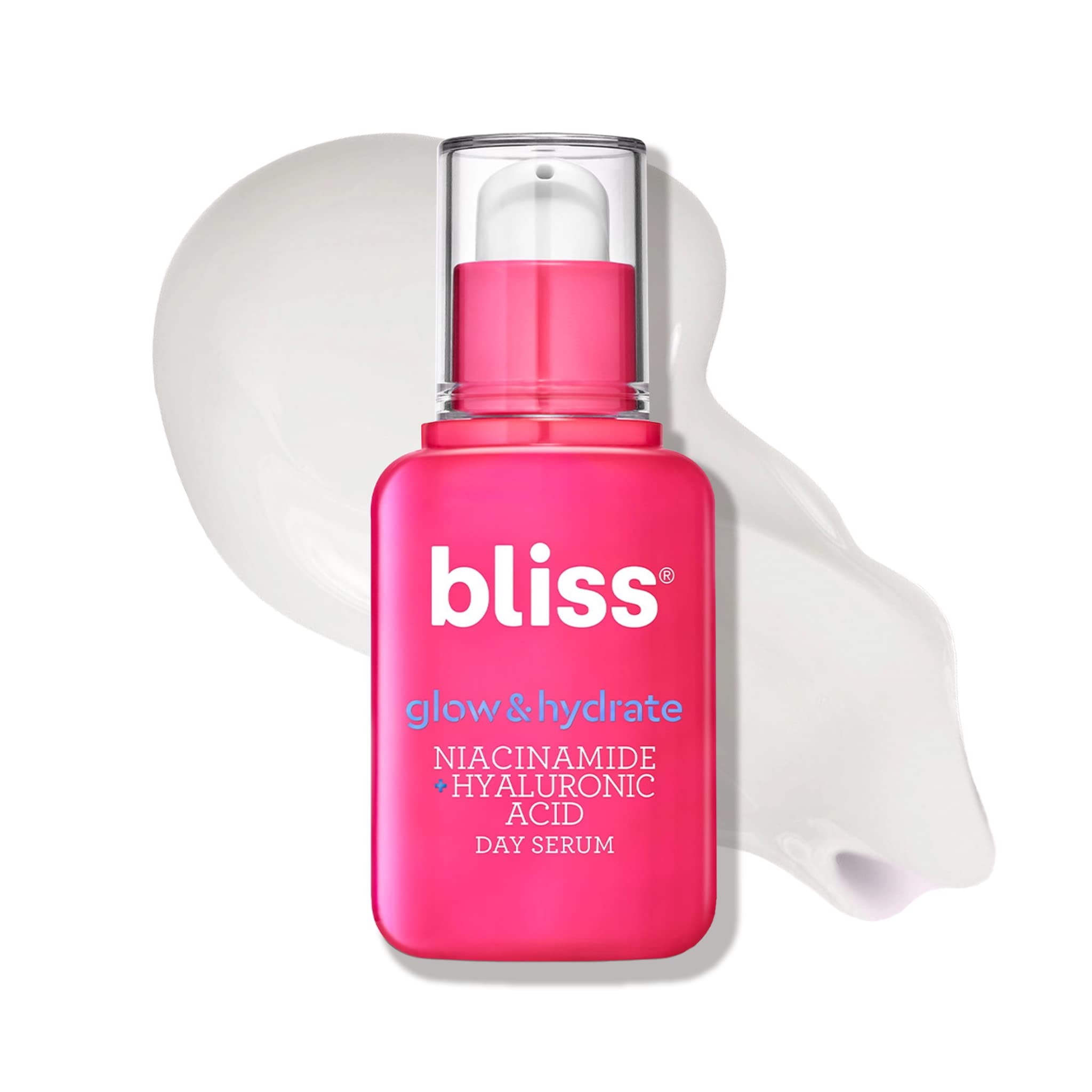 Bliss Glow & Hydrate Day Serum - Niacinamide, Hyaluronic Acid & Vitamin E Face Serum for Dry Skin | Replenishing, Cruelty-Free, Vegan Formula (30ml) | Perfect for Morning Skincare Routine & Hydration Boost