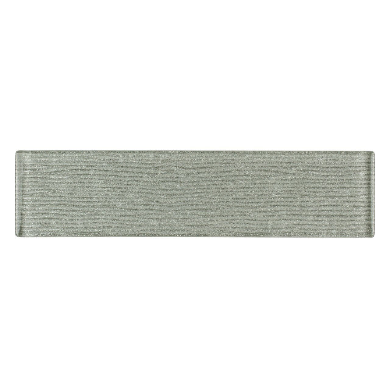 Premium Glass Subway Tile 2x8 in Linen Sleet Finish - Perfect for Kitchen Backsplash, Bathroom Walls & Modern Home Decor