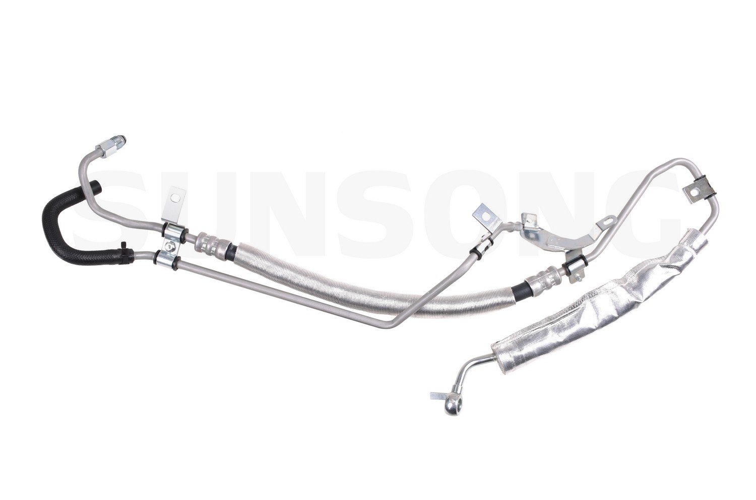 Sunsong 3401241 Power Steering Hose Assembly - High-Performance Replacement for Smooth Steering | Perfect for Chevy, GMC, Ford & Dodge Trucks & SUVs | Off-Road & Daily Driving Use