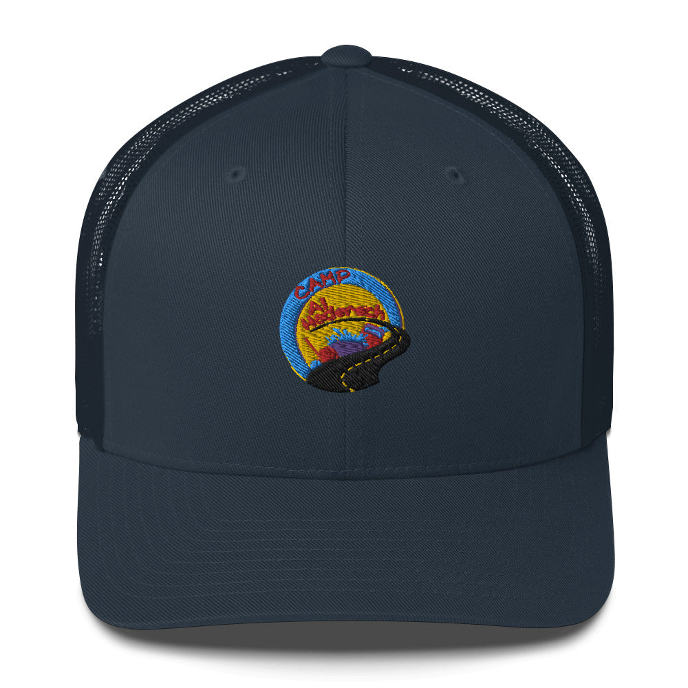 Al Haderech Trucker Hat - Stylish Mesh Back Baseball Cap for Men & Women - Perfect for Outdoor Activities, Hiking, and Casual Wear