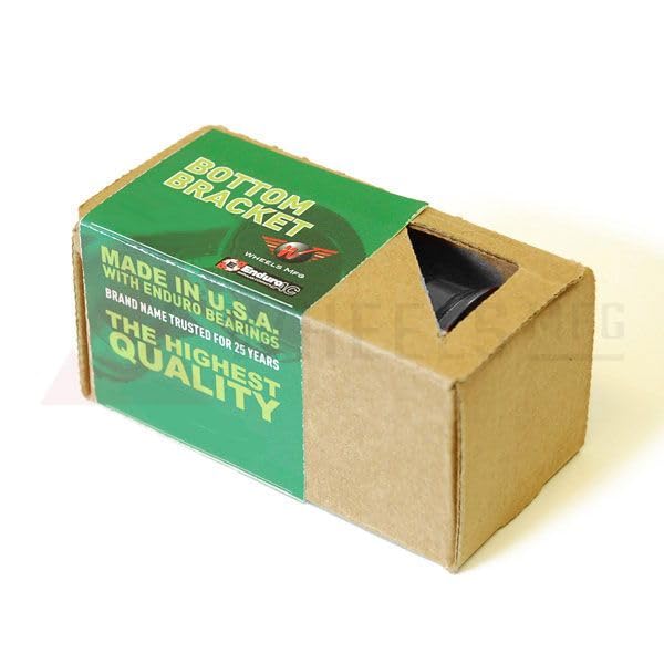 Wheels Manufacturing BB30 to Outboard Bottom Bracket Adapter with Angular Contact Bearings - Compatible with Road & Mountain Bikes, Ideal for Upgrading Crankset Performance