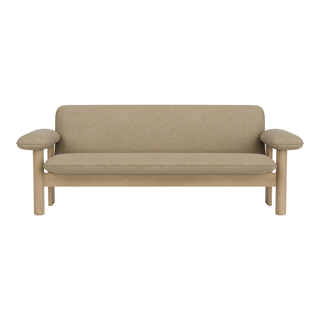 Brasilia 2 Seater Sofa - Modern Mid-Century Loveseat for Small Spaces | Perfect for Living Room, Apartment & Office | Free Shipping