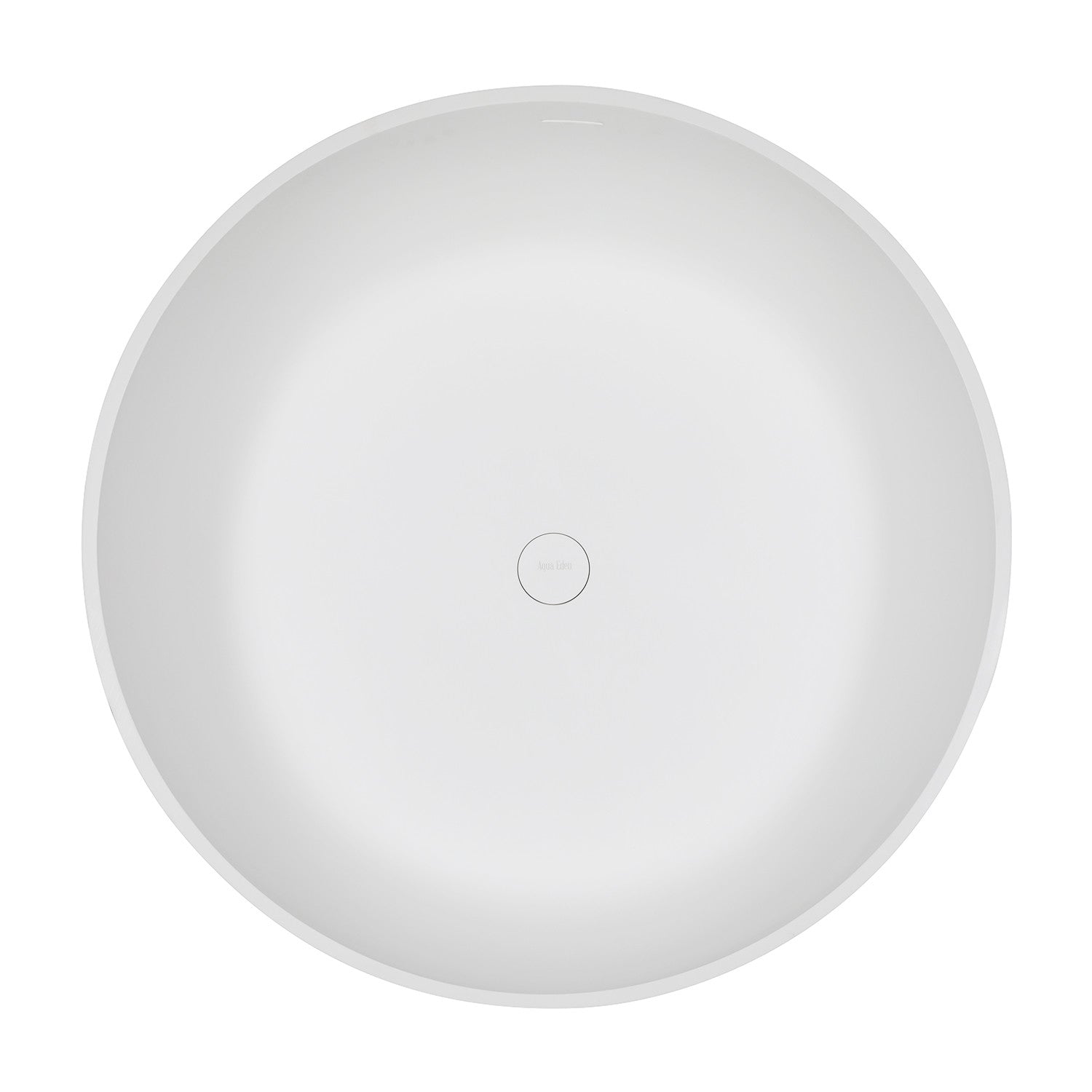 Arcticstone VRTRO454523 45-Inch Freestanding Double-Ended Bathtub - Solid Surface Matte White with Drain - Perfect for Modern Bathrooms & Spa-Like Retreats
