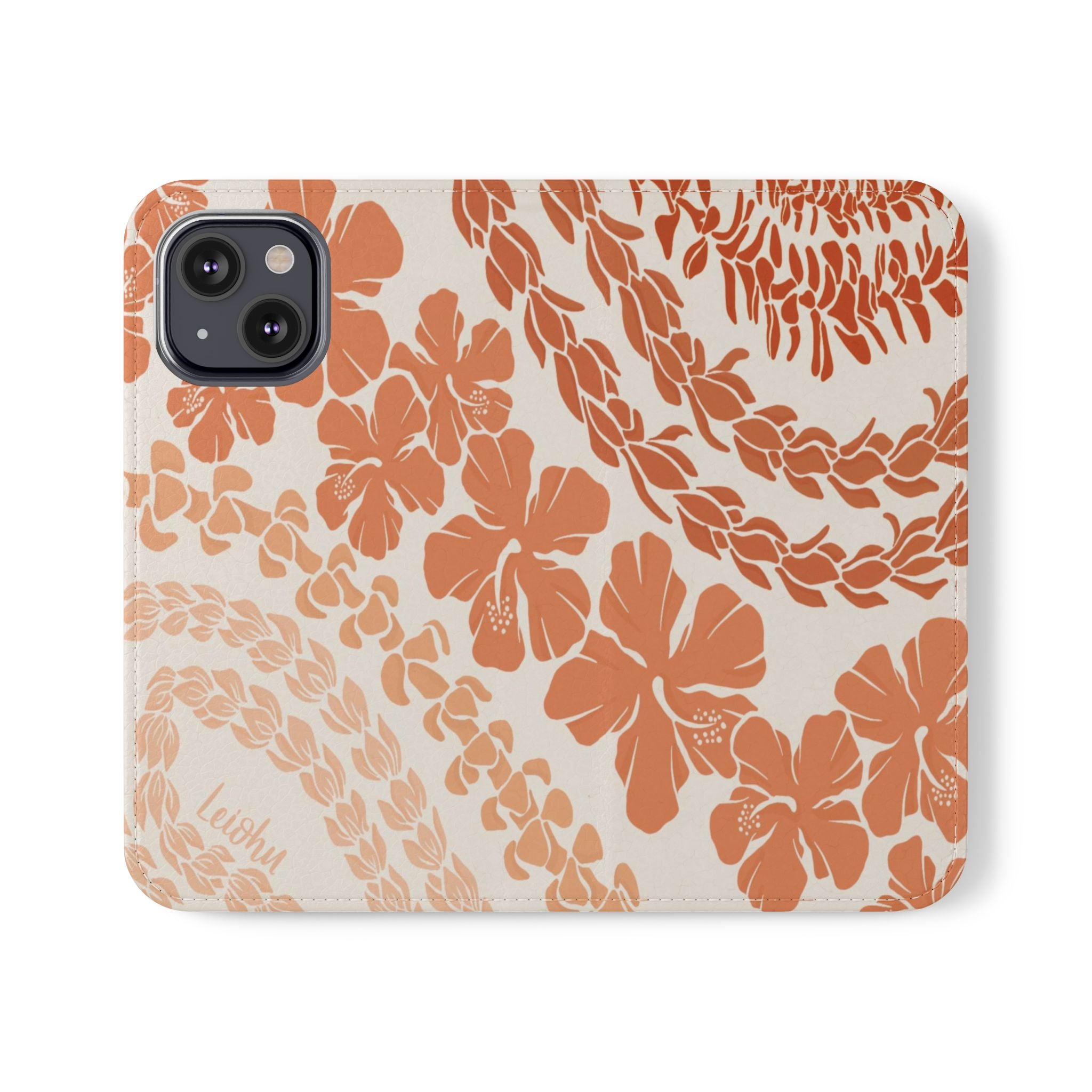 Groovy Lei Warm Folio Case for iPad - Soft PU Leather Protective Cover with Hand Strap | Perfect for Work, Travel & Everyday Use