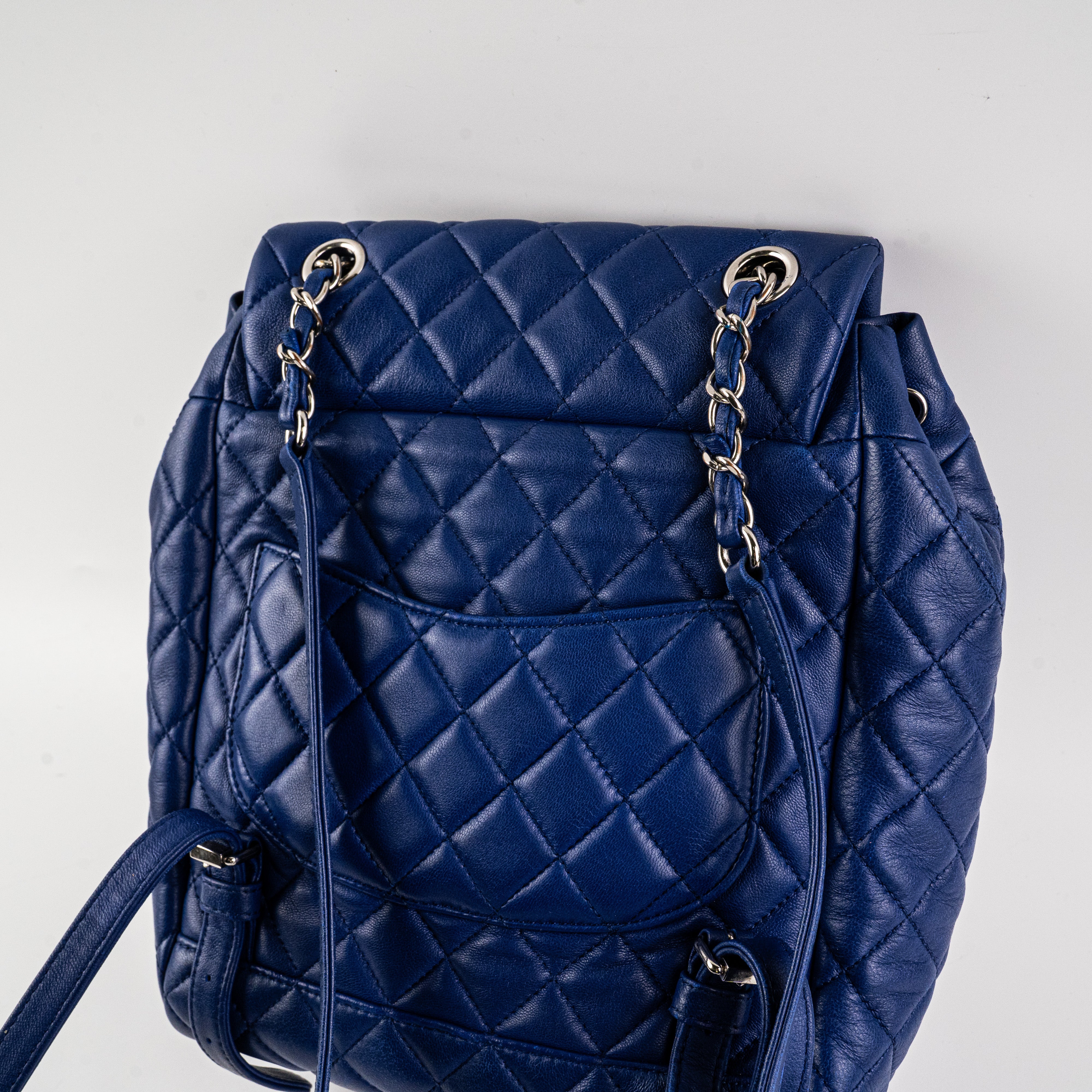 Chanel Small Urban Spirit Lambskin Blue Backpack - Luxury Designer Handbag for Women, Perfect for Travel, Work & Everyday Use
