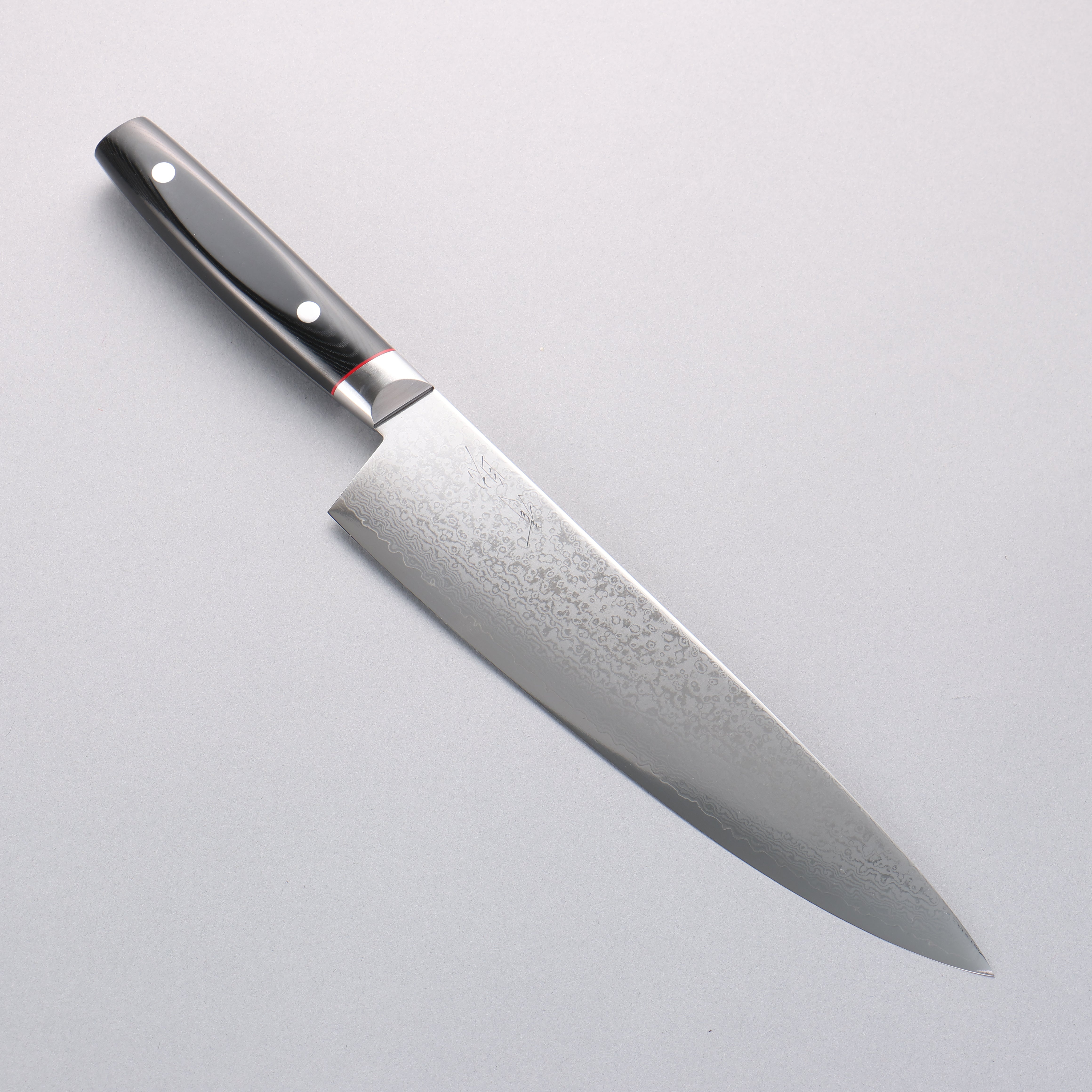 Premium Seisuke Saiun VG10 Damascus Gyuto Chef Knife 230mm - Black Micarta Handle - Japanese Kitchen Knife for Professional Chefs & Home Cooking
