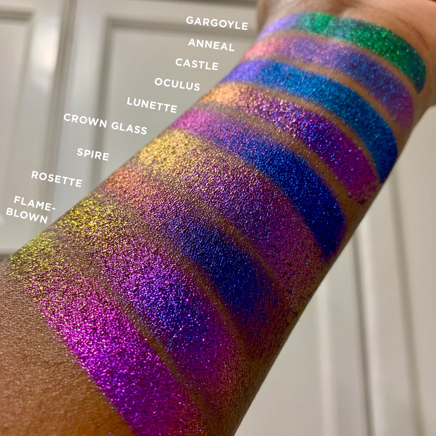 Castle | Multichrome Jewel-Toned Eyeshadow Palette - Perfect for Party, Night Out & Special Occasion Makeup