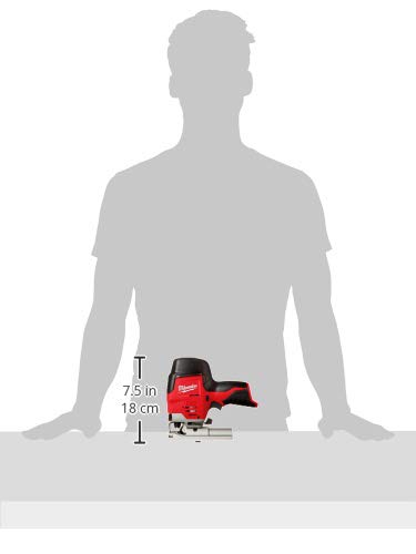 Milwaukee 2445-20 M12 Cordless Jig Saw Tool Only - Perfect for Woodworking, DIY Projects & Home Renovations