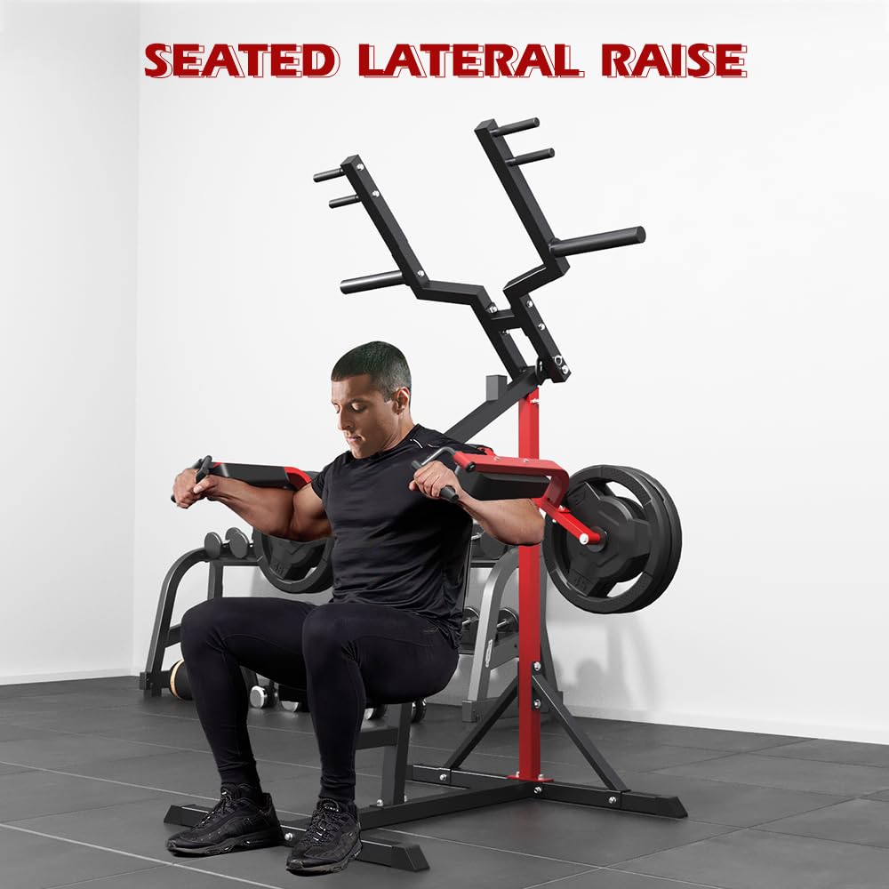 Plate-Loaded Shoulder Press Machine - Deltoid & Upper Body Strength Trainer for Chest, Back, Shoulders & Pecs | Home Gym & Commercial Fitness Equipment